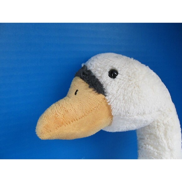 Jellycat PETITE Fuzzy White SOLANGE SWAN (Retired) 19” Plush Stuffed Animal - Picture 2 of 12